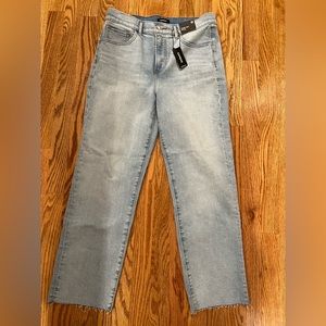 Express Jeans | Straight Ankle High Rise